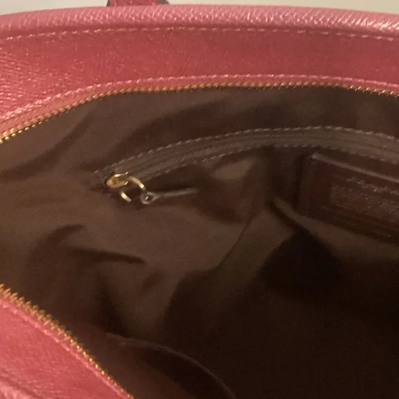 Coach Metallic Pink Tote Bag - Picture 7 of 8